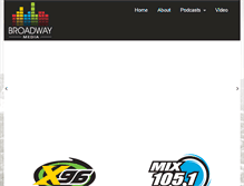 Tablet Screenshot of broadwaymediagroup.com